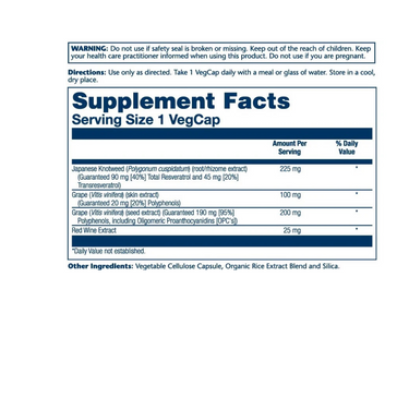 Triple Strength Resveratrol 225mg